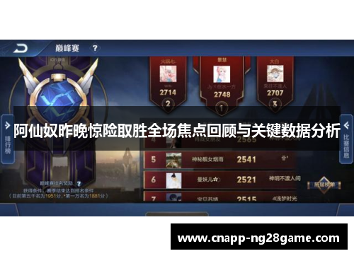 阿仙奴昨晚惊险取胜全场焦点回顾与关键数据分析