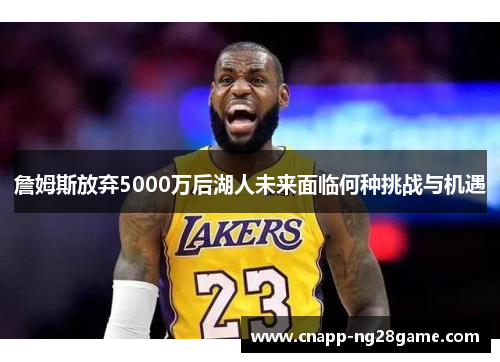 詹姆斯放弃5000万后湖人未来面临何种挑战与机遇